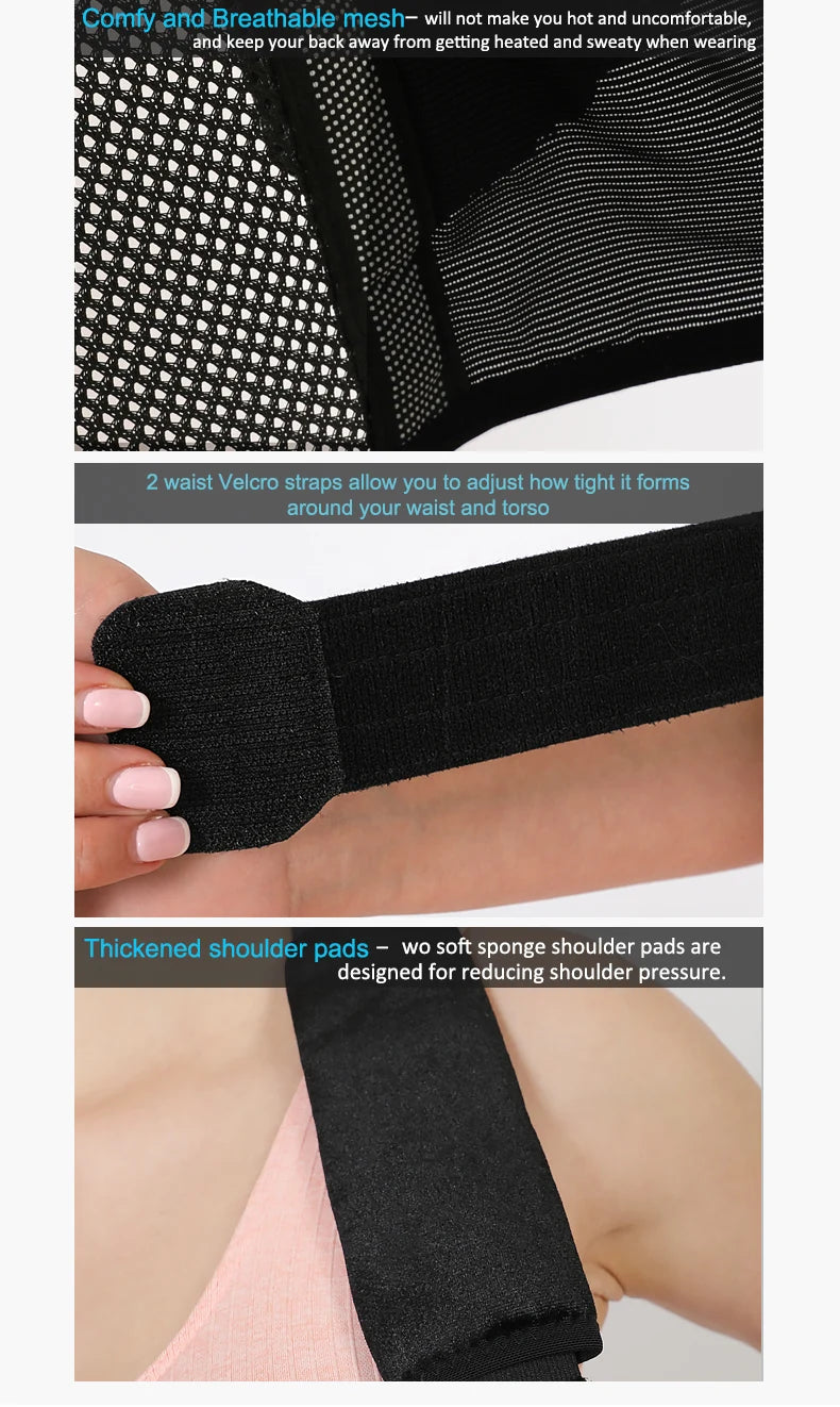 7-Day Posture Reset System - Adjustable and Breathable for all seasons