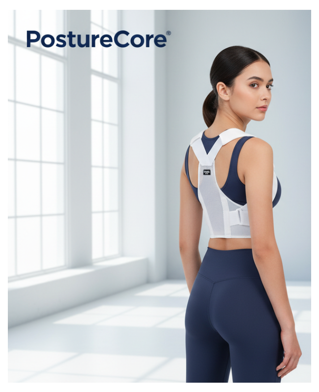 PostureCore Hero Banner with Product